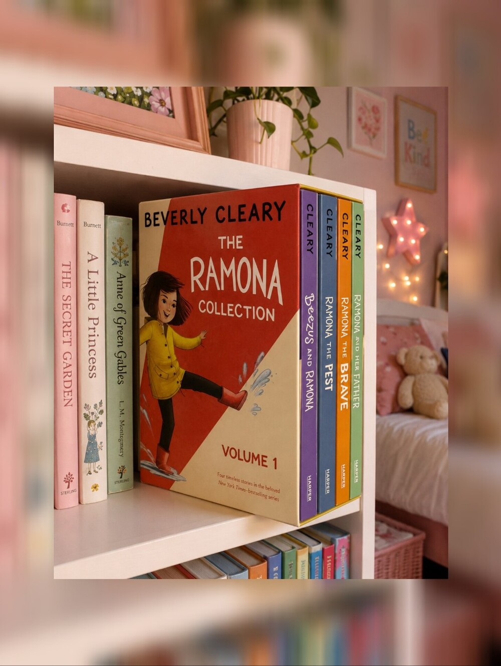 The Ramona 4-Book Collection, Volume 1 By Beverly Cleary plus bonus!
